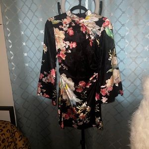 Asian inspired mini dress Size S